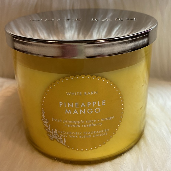 “PINEAPPLE MANGO” 3-Wick Scented Candle, B&BW / WB, 14.5 oz / 411 g, NWTag - Picture 5 of 6